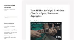 Desktop Screenshot of hindiguitarchords.com